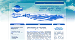Desktop Screenshot of hydroclar.cz